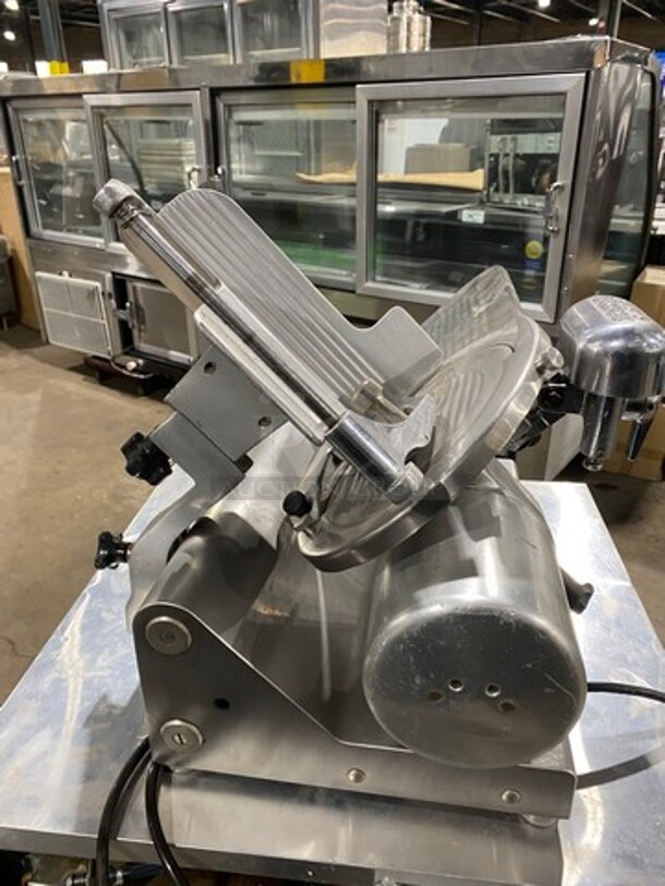 Globe Commercial Countertop Deli/ Meat Slicer! All Stainless Steel! - Image 4 of 9