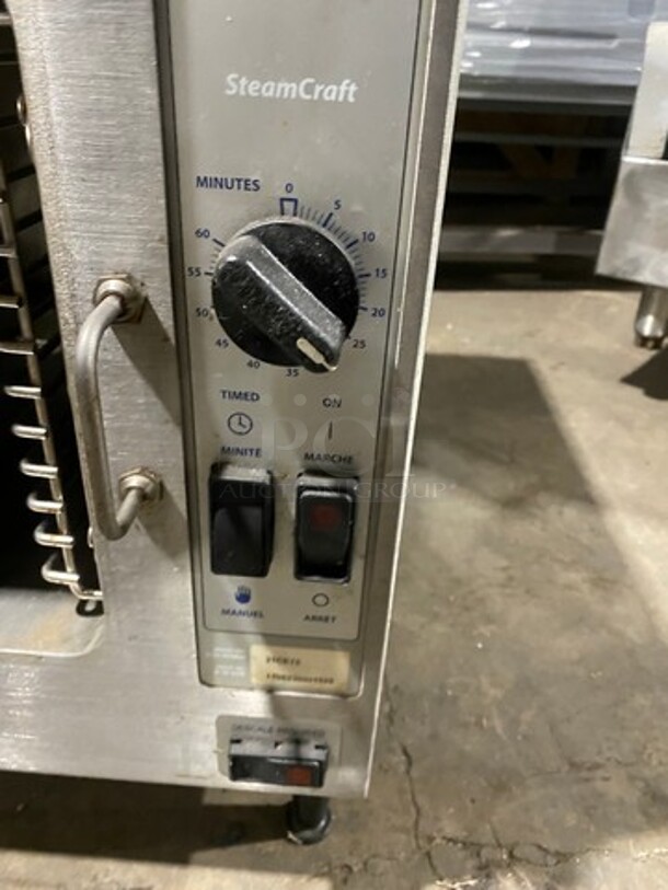 SWEET! Cleveland Electric Powered Countertop Steamer! All Stainless Steel! On Legs! Model: 21CET8 SN: 1106230001025 208V 60HZ 3 Phase - Image 7 of 8