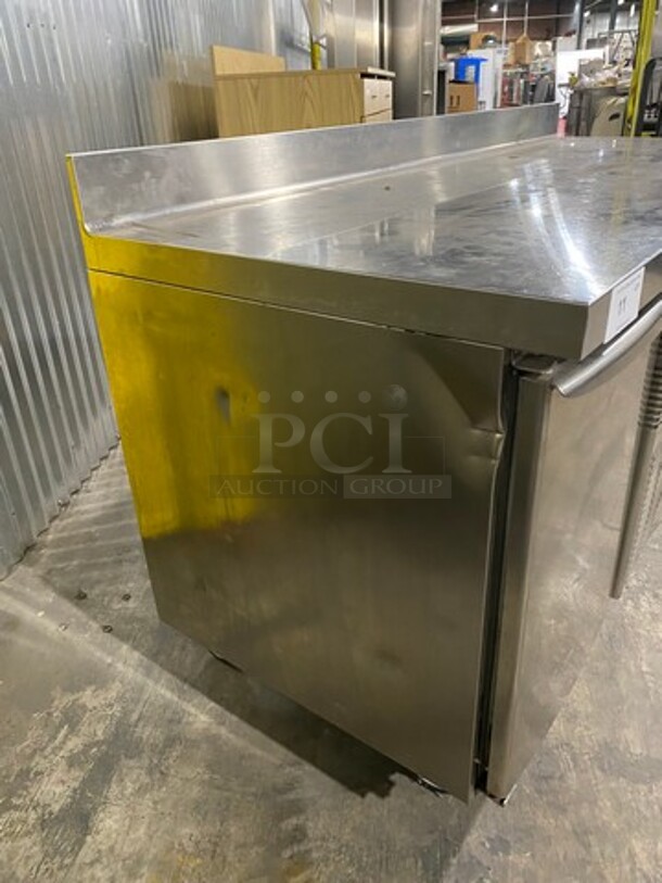 Electrolux Commercial 3 Door Lowboy/ Worktop Blast Chiller! With Black Splash! All Stainless Steel! On Casters! - Image 2 of 9
