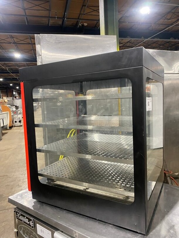2019 Late Model! Hebvest Countertop Hot Display Case Merchandiser! Model PD04HT Serial C851903018-UF7W! 120V 1 Phase! - Image 2 of 9