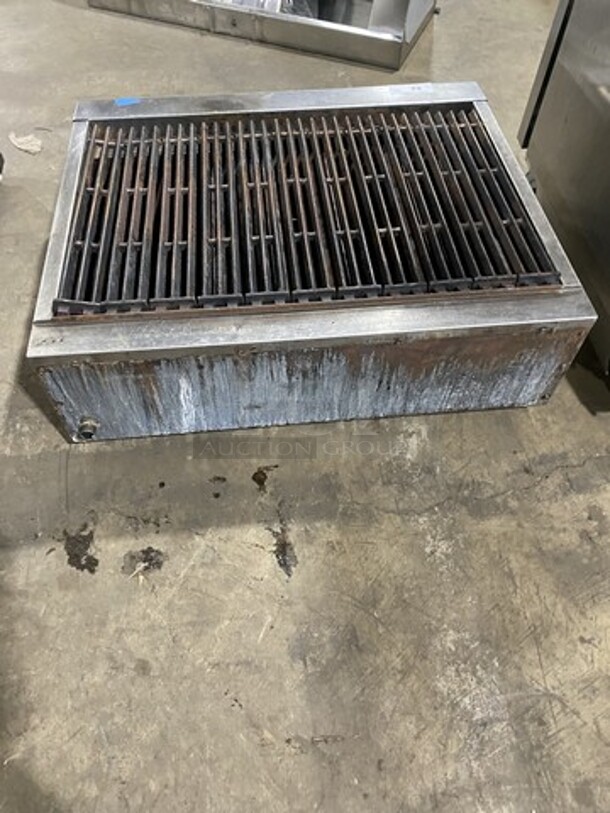 RADIANCE ALL STAINLESS STEEL Heavy Duty Commercial Natural Gas Powered CHAR GRILL!   - Image 4 of 7