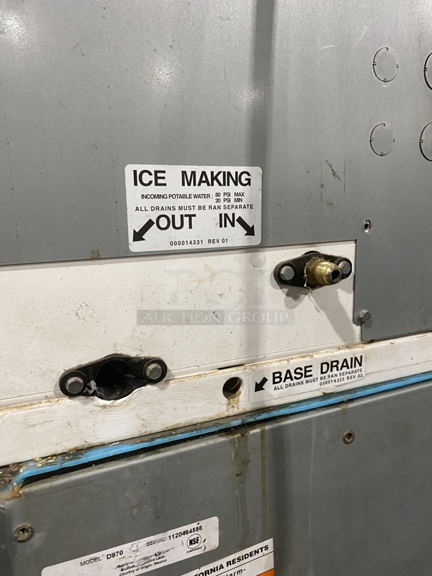 MANITOWOC Stainless Steel Ice Machine! On Legs! Model IYT1900A-261 Serial 1120464340 208-230V/60Hz/ 1 Phase - Image 6 of 10