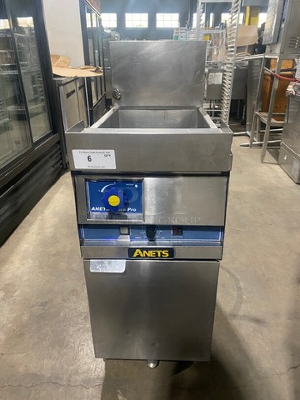 Anets Commercial Natural Gas Powered Pasta Cooker! All Stainless Steel! On Casters! Model: GPC14 - Image 1 of 11