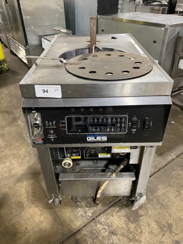 WOW! Giles Electric Powered Heavy Duty Open Fryer! With Automatic Lift And Basket! With Oil Filter System! Model: GEF400 SN: A909240817 208V 60HZ 3 Phase - Image 1 of 10