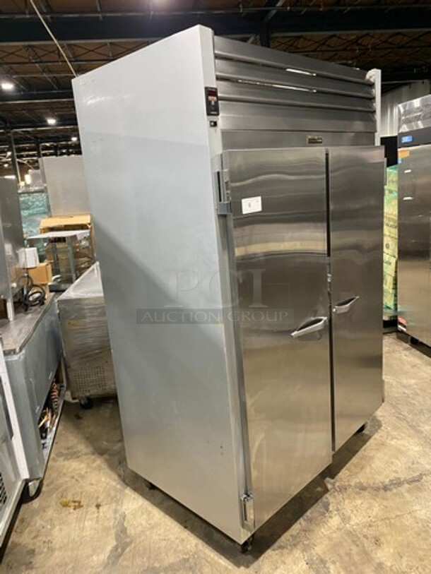 Traulsen Commercial 2 Door Reach In Refrigerator! With Poly Coated Racks! All Stainless Steel! Model: G20010 SN: T64758B04 115V 60HZ 1 Phase - Image 2 of 9