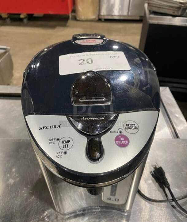 Secura Electric Water Boiler! Electric Hot Pot Kettle! Model: WK63M2 - Image 1 of 8