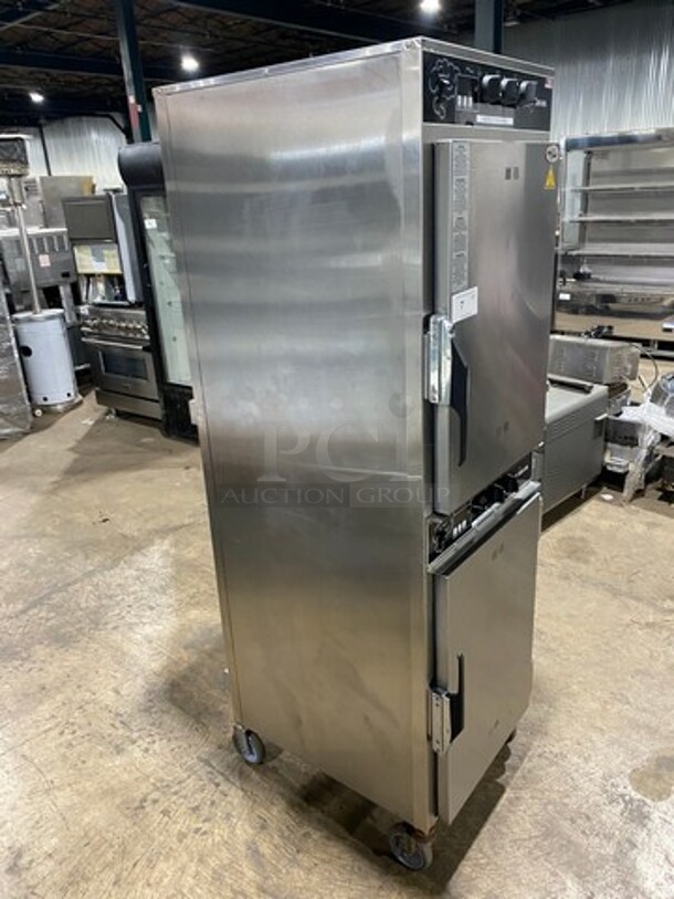 NIce! 2018 LATE MODEL! ALTO-SHAAM 3 In 1 Cooking Center- Smoker/Cook-N-Hold/Food Warmer Holding Cabinet! On Commercial Casters! MODEL 1000-SK Serial 2377537-000 208-240V/60Hz/1 Phase - Image 2 of 10