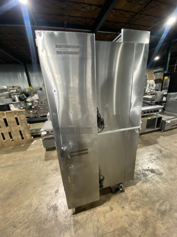 Vulcan Commercial Natural Gas Powered Double Deck Convection Oven! With View Through Doors! Metal Oven Racks! All Stainless Steel! On Casters! 2x Your Bid Makes One Unit! Model: SG1010T SN: 48068508 - Image 2 of 12