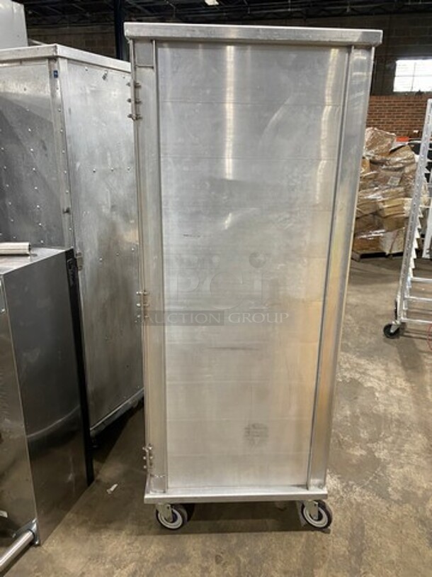 SPG Commercial Single Door Enclosed Pan Transport Rack! Solid Stainless Steel! On Casters! - Image 3 of 7