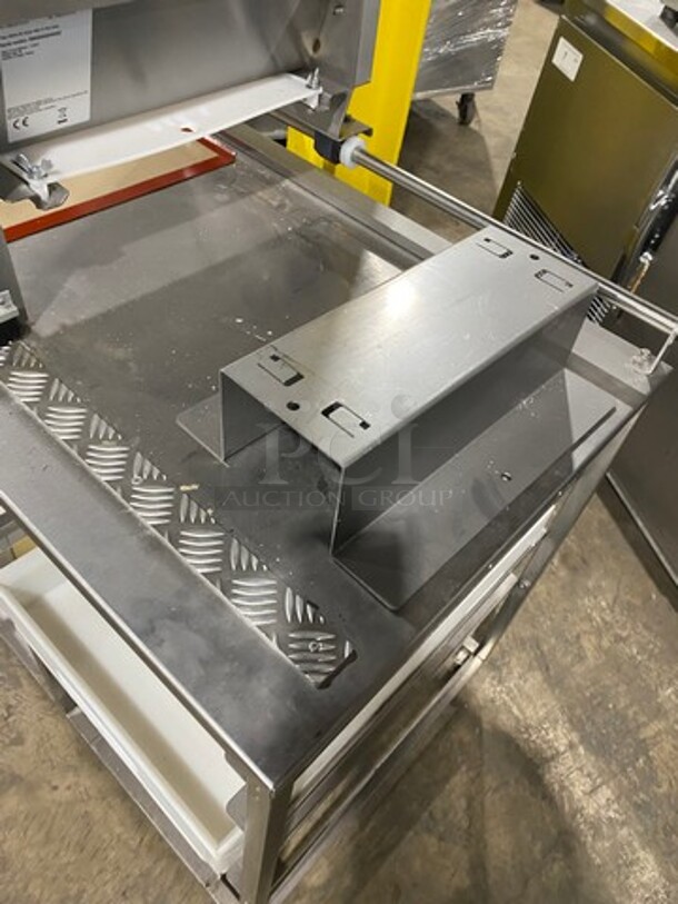 2017 Bongard Commercial Mobile Storage Table! Stainless Steel! On Casters! SN: 9300000000060457 - Image 5 of 10