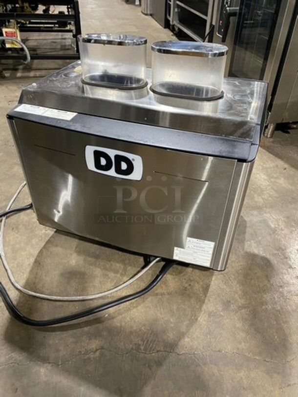 WOW! LATE MODEL! Dunkin Donuts Edition! Schaerer Commercial Countertop 2 Group Espresso Machine! With Steam Lines! Stainless Steel! On Small Legs! - Image 4 of 12