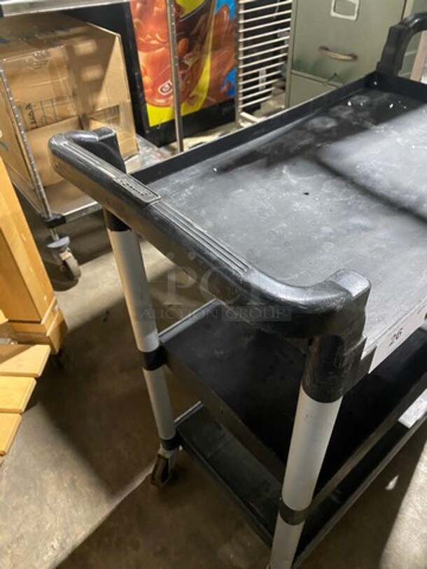Qualite Commercial 3 Tier Poly Utility Cart! On Casters! - Image 6 of 7