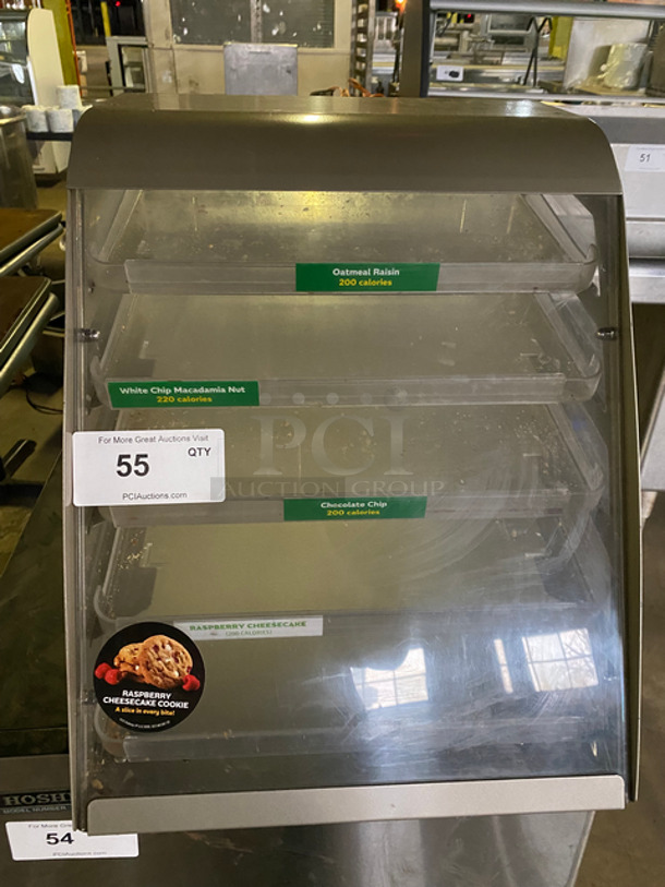 Nemco Countertop Dry Display Case! With Clear Poly Tray Racks! Model: 6490-SUBA