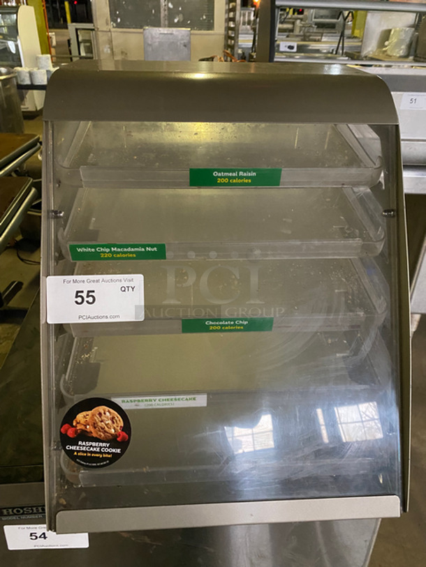 Nemco Countertop Dry Display Case! With Clear Poly Tray Racks! Model: 6490-SUBA - Image 1 of 6