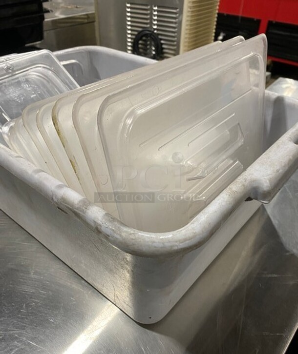ALL ONE MONEY! Clear Poly Food Container Lids! - Image 2 of 11