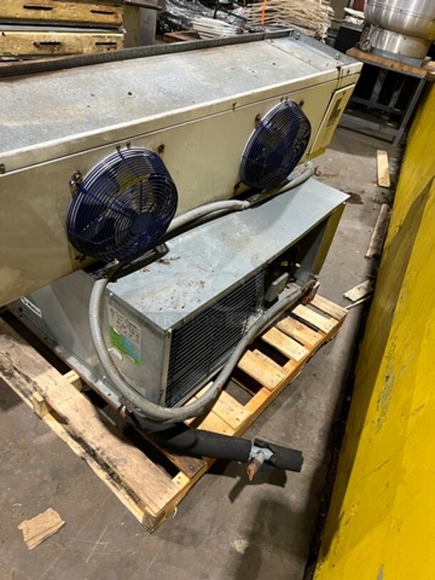 WOW! Leer Commercial 8x8 Walk In Freezer! With Floor! With Compressor And Blower! Model: 8X8X7RF SN: 53412WST8W - Image 6 of 12