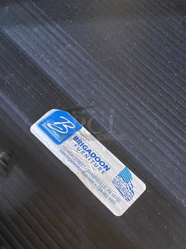 Brigadoon Heavy Duty Metal With Wooden Pattern Finish Bar Height Chairs! 3x Your Bid! - Image 8 of 8