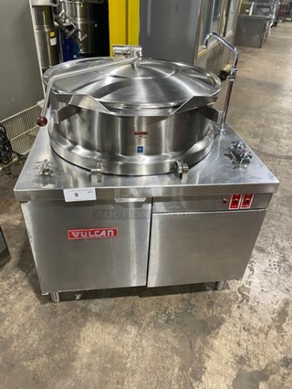 Nice!  Vulcan Direct Steam Tilting 40 Gallon Kettle. Model# VDMT40. 120 Volt. 36X33X42