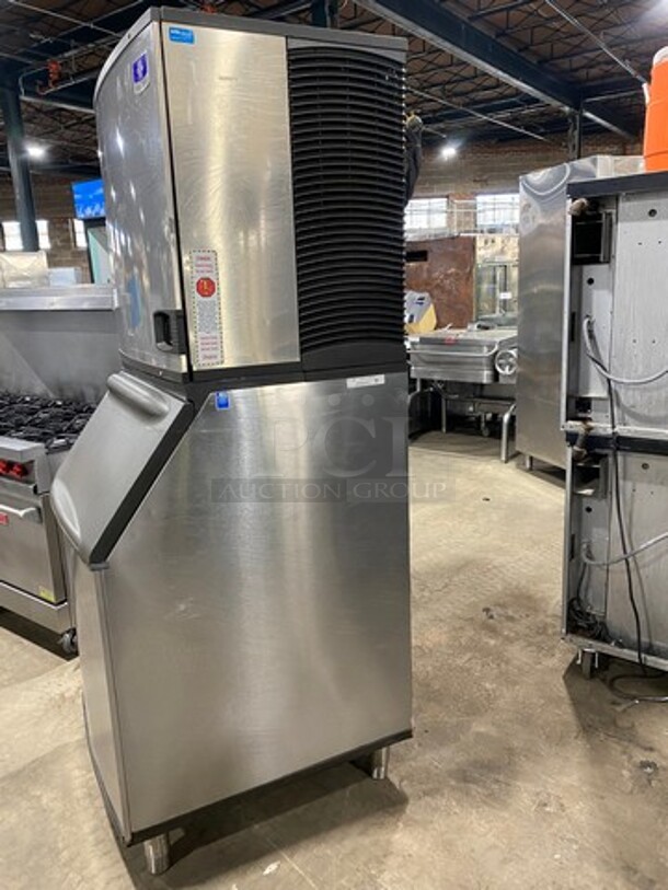 Manitowoc Commercial Ice Maker Machine! With Commercial Ice Bin! All Stainless Steel! On Legs! Model: IYT1200A261 SN: 1120386769! 208/230V 60HZ 1 Phase! - Image 2 of 7