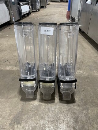 Gravity Bin Cereal Dispensers! 3X Your Bid! 