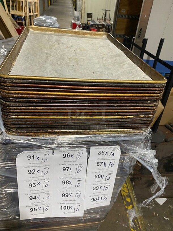 Stainless Steel Baking Sheet Pans! 10x Your Bid!