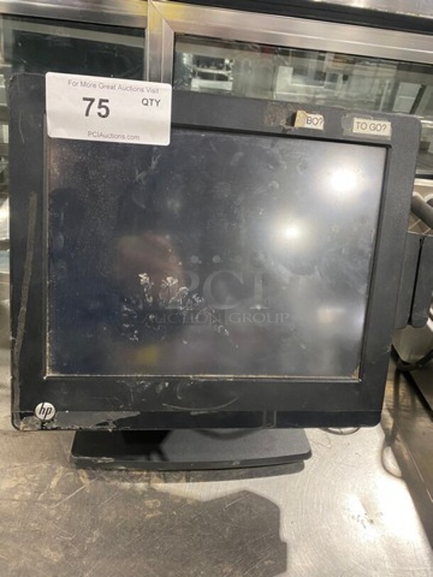 HP Commercial Countertop POS System! With Dual Touch Screens! - Image 1 of 9
