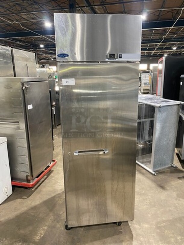 Norlake Commercial Single Door Reach In Refrigerator! All Stainless Steel! On Casters! Model: NR241SSS SN: 15041435 115V 60HZ 1 Phase - Image 1 of 9