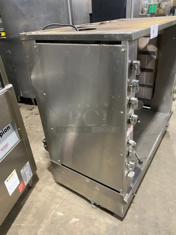 Attias Natural Gas Powered Dual Gyro Machine! All Stainless Steel! WORKING WHEN REMOVED!
 - Image 2 of 11