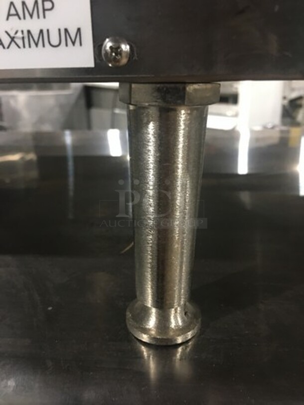 AMAZING! LATE MODEL! Vollrath Commercial Countertop Electric Powered Conveyor Pizza/ Baking Oven! On Legs! On Equipment Stand! With Storage Space Underneath! All Stainless Steel! On Casters! Model: JPO18 SN: L06001389542001 240V! Working When Removed! - Image 9 of 11