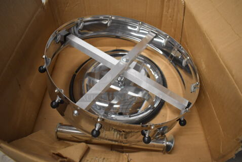 IN ORIGINAL BOX! Carlisle Metal Kitchen Utensils Order Rack. 14x14x7