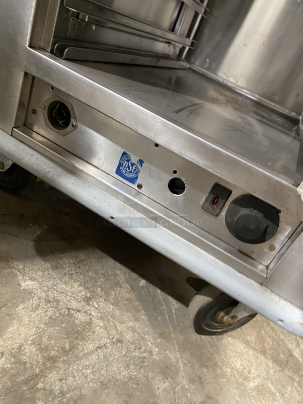 All Stainless Steel Food Warmer! On Casters! - Image 6 of 7