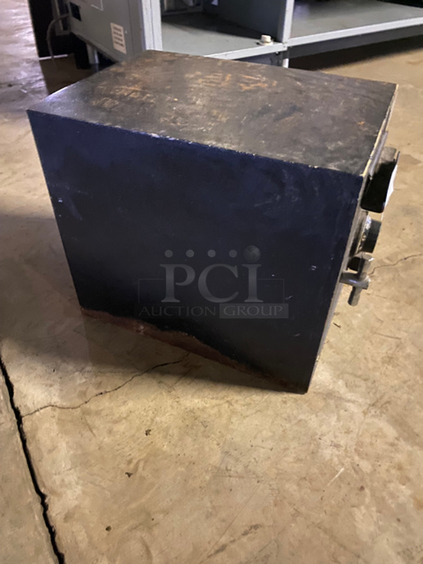 Sargent & Greenleaf Heavy Duty Black Metal Single Compartment Safe! Does Not Come With Combination! - Image 2 of 6