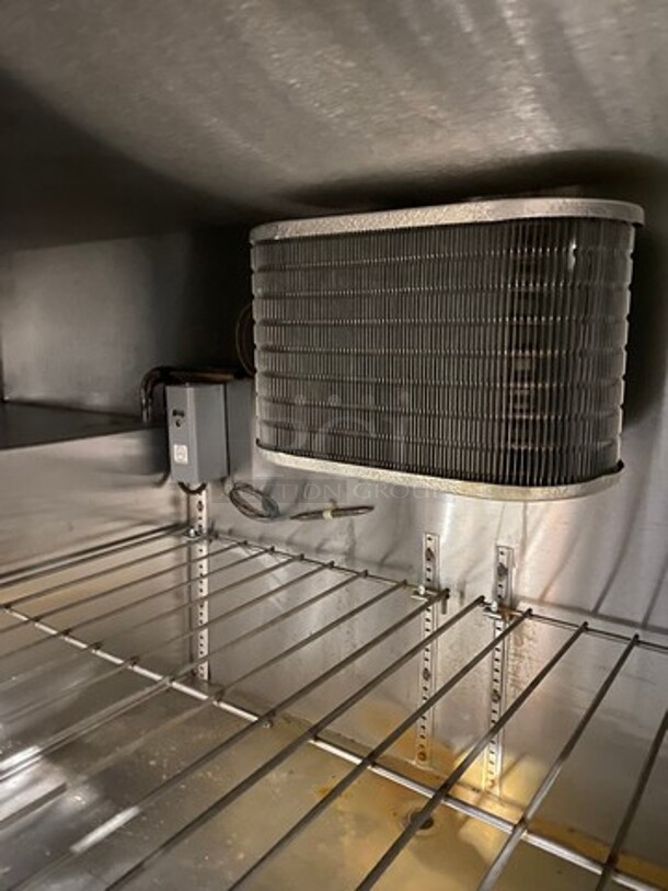 Commercial Refrigerated Food Serving Station Counter/ Cold Pan! With Sneeze Guard! Stainless Steel Body! On Casters! - Image 7 of 7