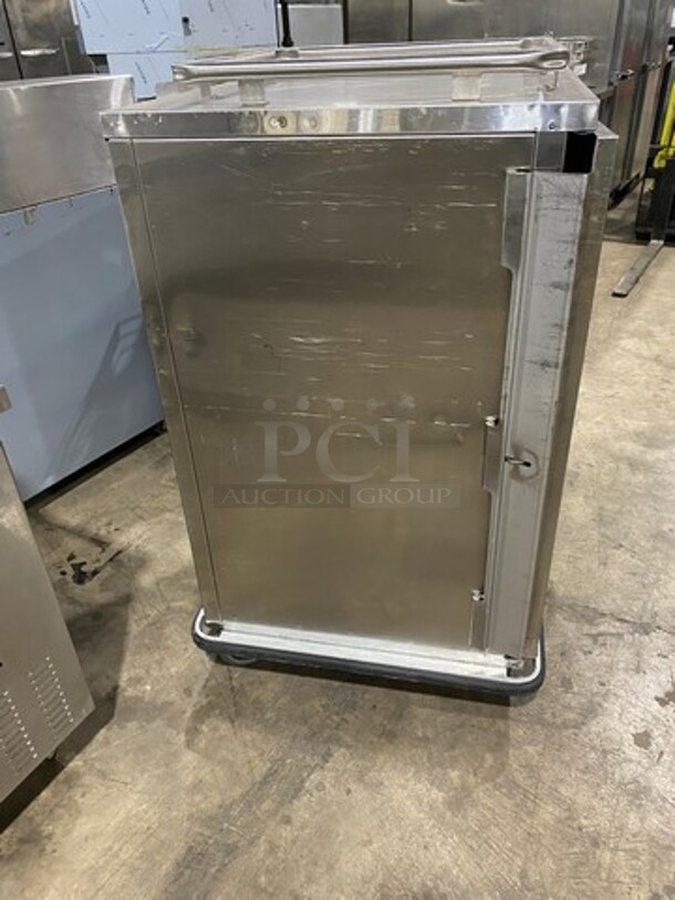 2013 Jones Zylon Commercial Single Door Dry Food Transport Cart! All Stainless Steel! On Casters! Model: ETCUA7 SN: 133831202 - Image 3 of 9