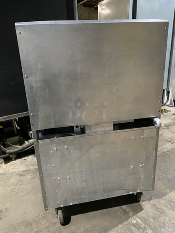 FAB! Therma Tek Commercial Natural Gas Powered Flat Top Griddle! With Right Side 2 Burners! Griddle Has Side Splashes! With Backsplash And Salamander Shelf! With Oven Underneath! Metal Oven Rack! All Stainless Steel! On Casters! - Image 3 of 11