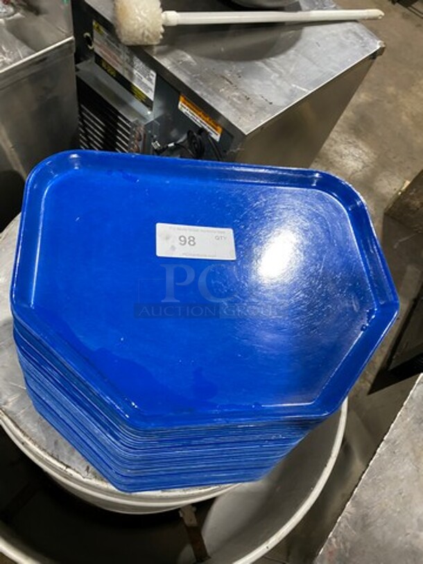 ALL ONE MONEY! Cambro Blue Poly Serving Trays! - Image 2 of 5