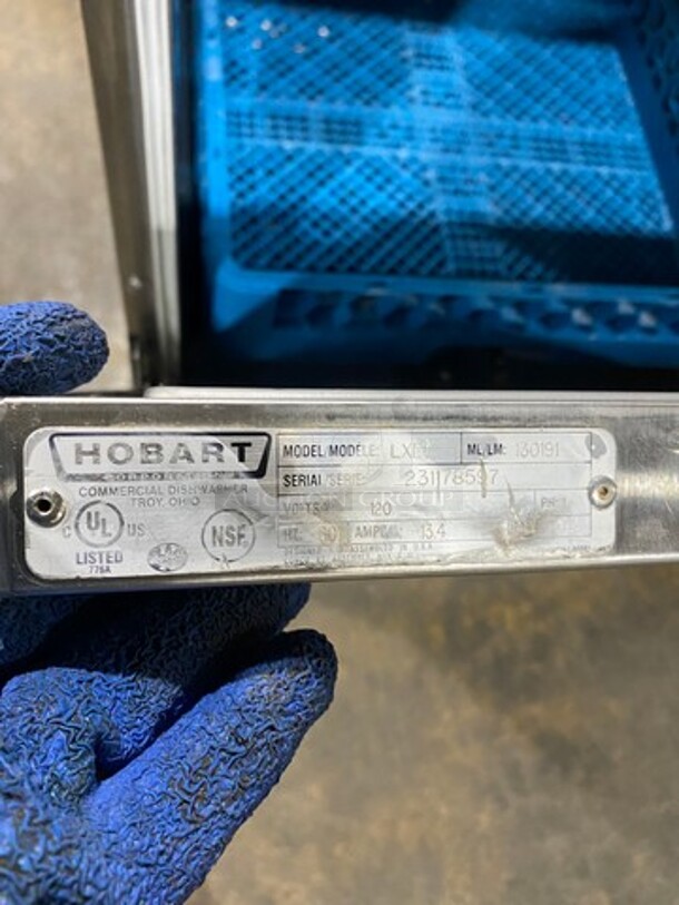 Hobart New Body Style Under The Counter Dishwasher! All Stainless Steel! Model: LXEC SN: 231178597 120V 60HZ 1 Phase - Image 8 of 9