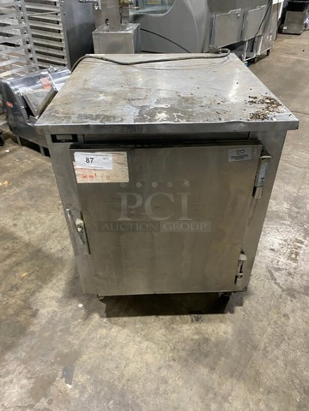 Commercial Single Door Lowboy/Worktop Cooler! With Rack! All Stainless Steel! - Image 1 of 8