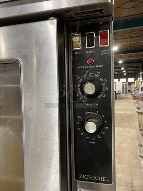 Blodgett Commercial Natural Gas Powered Double Deck Convection Oven! With View Through Doors! Metal Oven Racks! All Stainless Steel! On Casters! 2x Your Bid Makes One Unit! - Image 7 of 10