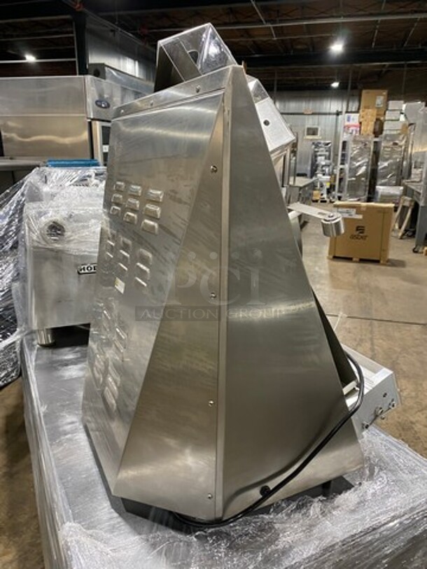 NEW! NEVER USED! LATE MODEL! 2022 Prepline Commercial Countertop Dough Sheeter! All Stainless Steel! Model: DR182 SN: 90121815 120V 60HZ 1 Phase - Image 3 of 9