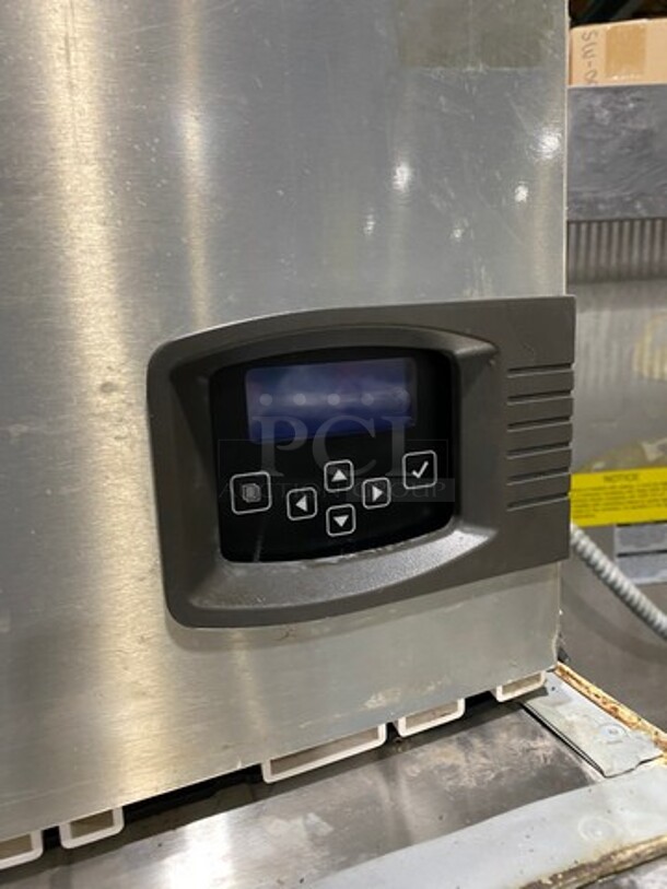 Manitowoc Commercial Ice Maker Machine! With Commercial Ice Bin! All Stainless Steel! On Legs! Model: ID0502A161D SN: 1120025579 115V 60HZ 1 Phase - Image 7 of 9