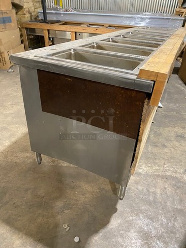 WELLS Electric Powered 8 Pan Steam Table! On Casters! Model HWSMP6D Serial BITTD1109A0164! 208V/60Hz 1 Phase - Image 2 of 9