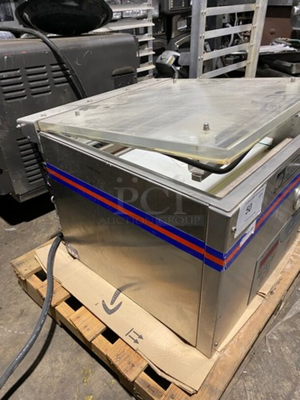 Sipromac Commercial Countertop Vacuum Sealer! Stainless Steel Body! Model: 350 SN: 00846 110V 60HZ 1 Phase - Image 2 of 8