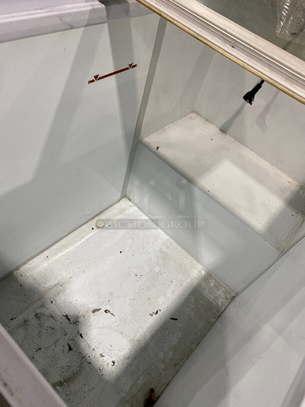 Stajac Industries Commercial Reach Down Chest Freezer Display Merchandiser! Model: EURO10WR SN: 080511962 115V 60HZ 1 Phase - Image 5 of 8