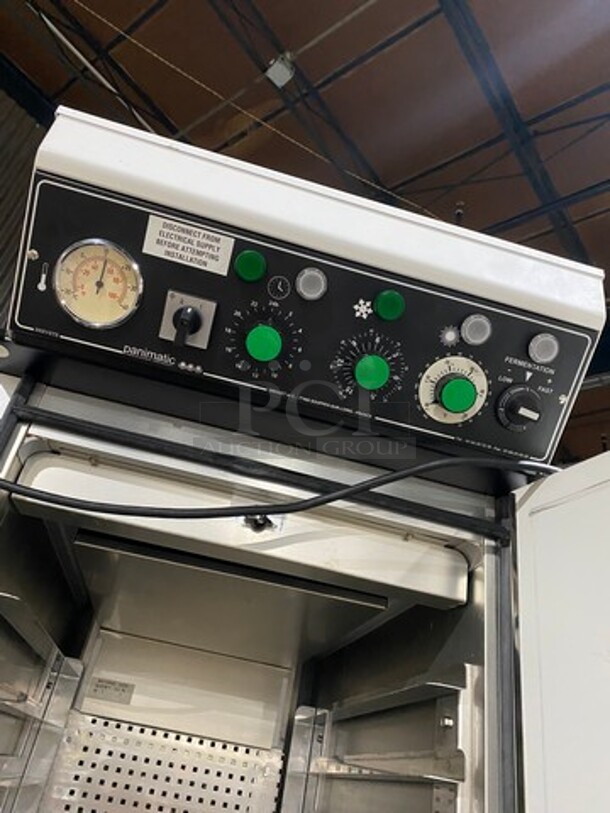Panimatic Commercial Single Door Pan Retarder/Proofer! With Built In Pan Rack! On Casters! Model: P1US20 SN: 51322 220V 60HZ 1 Phase - Image 5 of 7