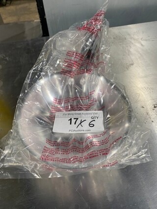 NEW! ABC Stainless Steel 8 1/2" Frying Pans! With Cool Touch Handles! 6x Your Bid!
