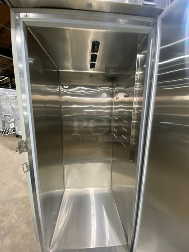 Hobart Commercial Single Door Warmer Proofer! All Stainless Steel! MODEL QE1 SN:321077613 120V 1PH  - Image 5 of 9
