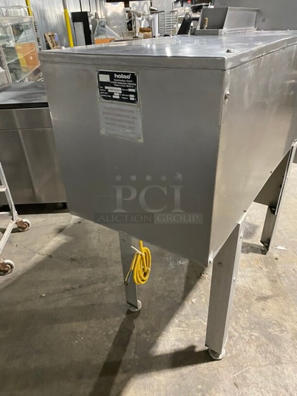 Holac Commercial Automatic Dicing/Slicing Machine! All Stainless Steel! 220V! On Legs! Model: HO 84 E SN: 355.05.07! - Image 4 of 10