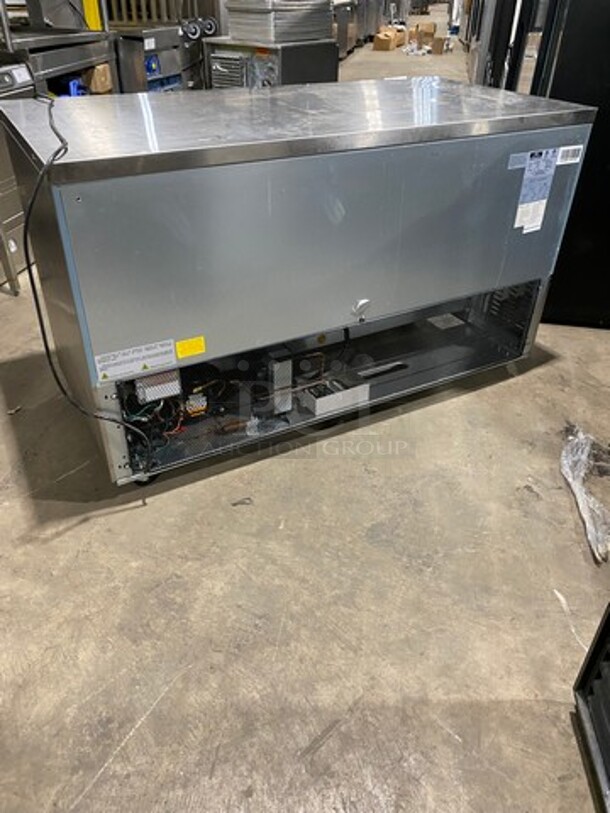 Artic Air Commercial 2 Door Lowboy/Worktop Cooler! With Poly Coated Racks! All Stainless Steel! On Casters! Model: AUC60RZ SN: H22037902 115V 60HZ 1 Phase - Image 3 of 8