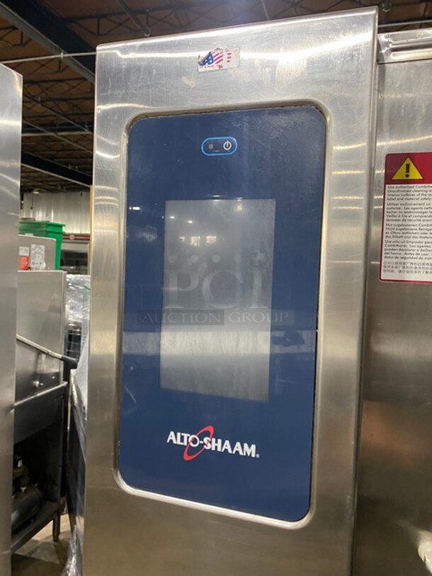 Nice! Late Model Alto Shaam! Stainless Steel Commercial Electric Powered Combi Convection Oven! 208/240 Volts! 3 Phase! Model: CTP10-10E  - Image 6 of 11